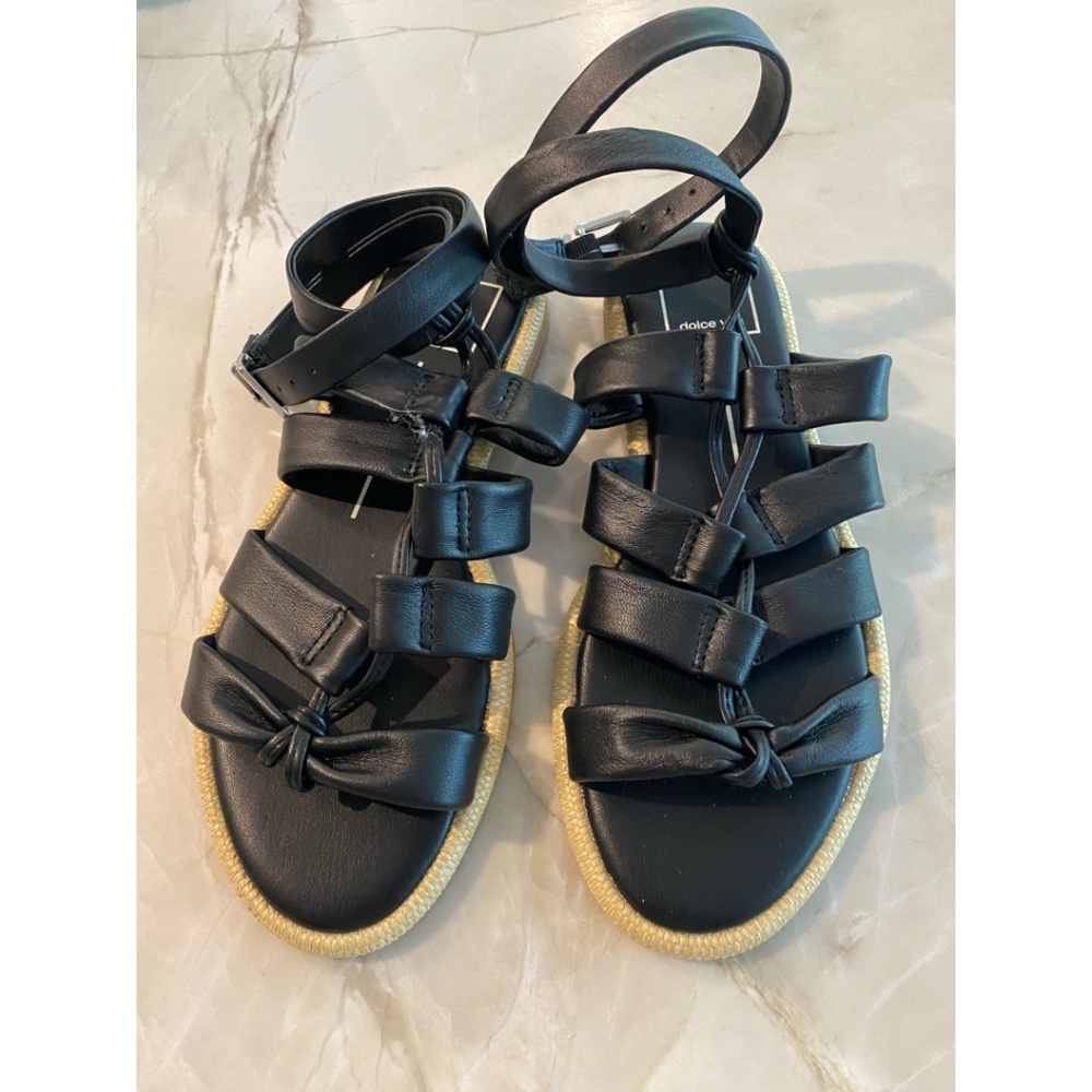 Dolce Vita Adison Black Sandal NEW 6.5 Gladiator Style Women